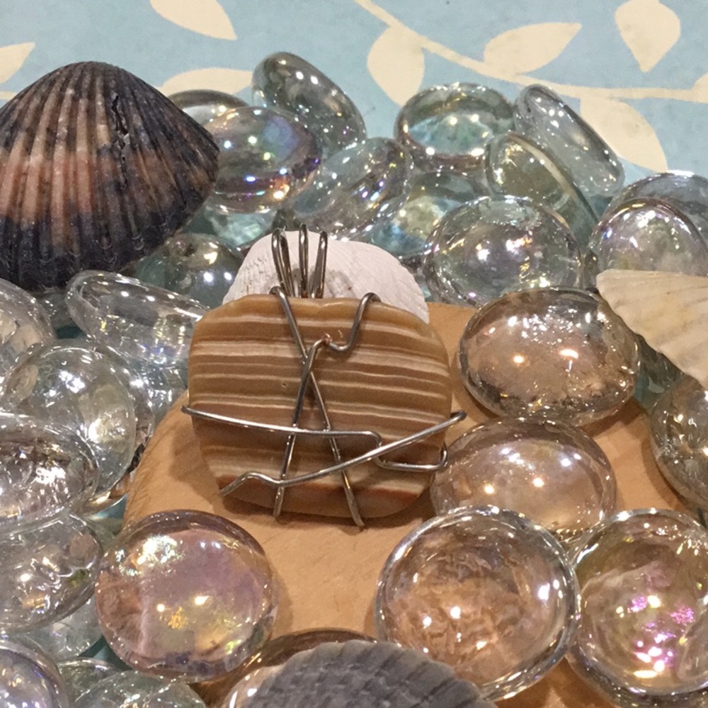 Outer Banks Shell Pendant. Crafted with Care